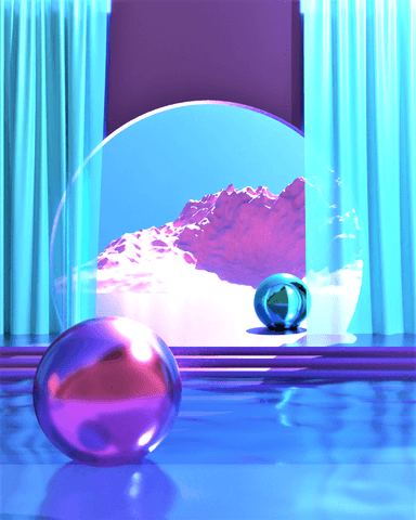 An abstract art piece